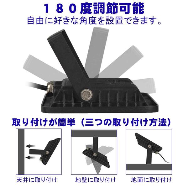 紫外線 UV LED 防水IP65 省エネ PSE認証 ブラックライト 投光器