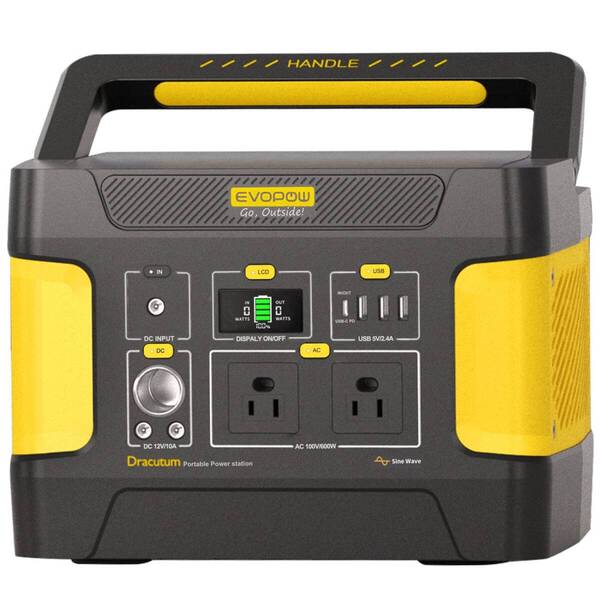 ☆ポータブル電源 リン酸鉄 大容量 出力600W 非常事態 緊急用 災害