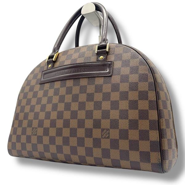 【極美品】ルイヴィトン LOUIS VUITTON ダミエ エベヌ ノリータ ハンドバッグ ボストンバッグ ブラウン トートバッグ