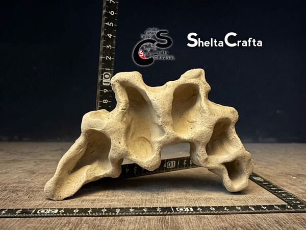 【全国送料無料】お試しちょい足し アリの巣型 小型 熱帯魚 アクアリウム SheltaCrafta Asatシェルター プレコ 隠れ家 レイアウト
