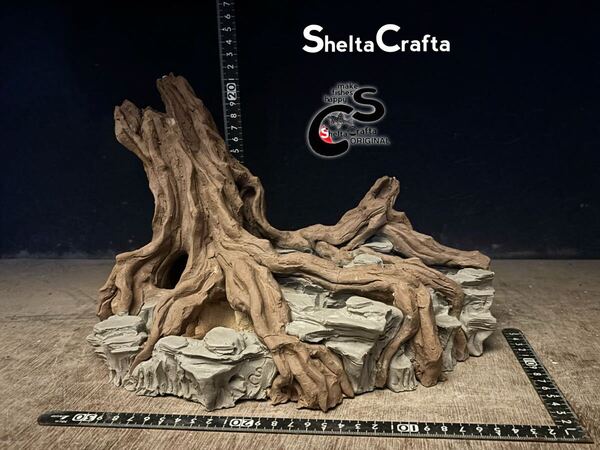 【全国送料無料】プレビュー落ち焼き直し品 大きめサイズ注意 SheltaCrafta Asatシェルター 水草活レイアウト アクアリウム 隠れ家