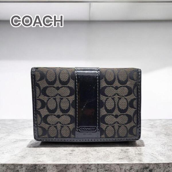 COACH コーチ シグネチャー 名刺入れ カードケース