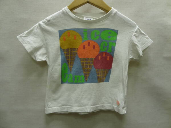 全国送料無料 ブリーズ BREEZE 子供服 キッズ ベビー男&女の子 半袖 アイスクリーム プリント Tシャツ 90