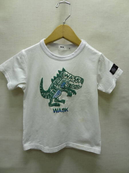 全国送料無料 ワスク べべ製 子供服キッズ男の子 恐竜?怪獣?半袖 Tシャツ 110