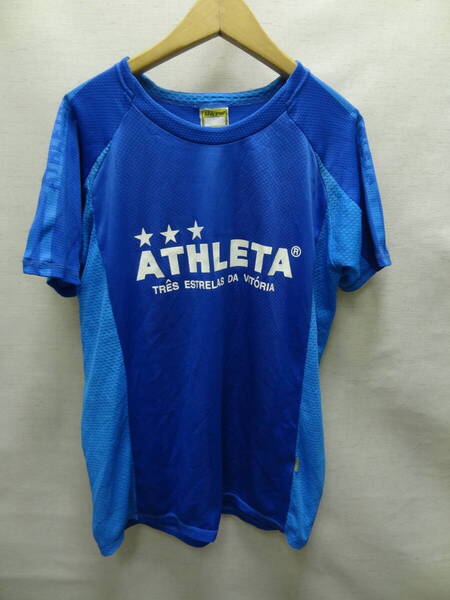 全国送料無料 アスレタ ATHLETA 子供服キッズ男の子 サッカー等スポーツ ポリエステル100% 半袖ゲームTシャツ 160