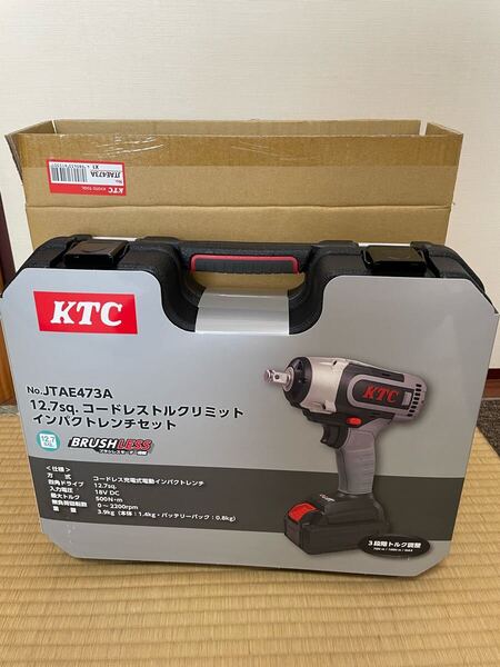 ※週末クーポンでお得※『KTC』12.7sq.ホイールナット専用 コードレストルクリミットインパクト 電動インパクト『新品・未使用』