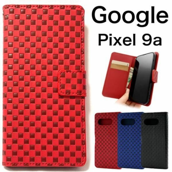 Google Pixel 9a チェックデザイン手帳型ケース/グーグルピクセル スマホケース