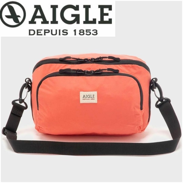AIGLE(エーグル)鞄 ミニ ショルダーバッグ コーラル アウトドア バッグ 小物・アウトドアグッツ レディース・メンズ ポーチ