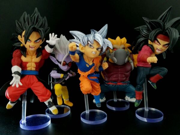 スーパードラゴンボールヒーローズ ワールドコレクタブルフィギュア WCF ワーコレ vol.5 5種(身勝手の極意 孫悟空など) 用台座