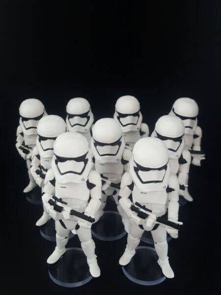 STAR WARS スターウォーズ ワールドコレクタブルフィギュア フォースの覚醒 WCF ストームトルーパー ファーストオーダー 9個 用台座