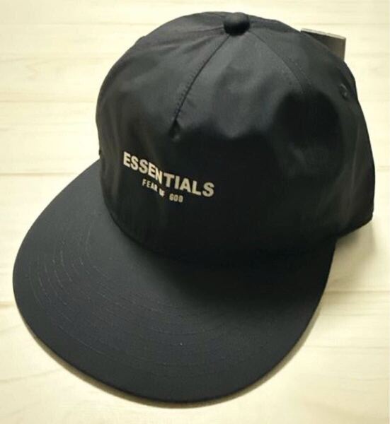 essentials エッセンシャルズ fear of god フィアオブゴッド キャップ CAP 帽子 ユニセックス メンズ レディース ブラック 黒