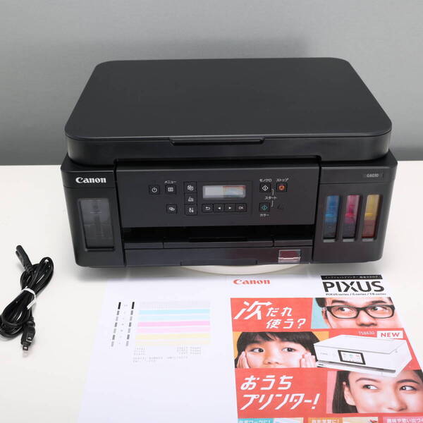 ★☆★領収書可★良品★Canon PIXUS G6030 ブラック ギガタンク 正常動作品 1580☆★
