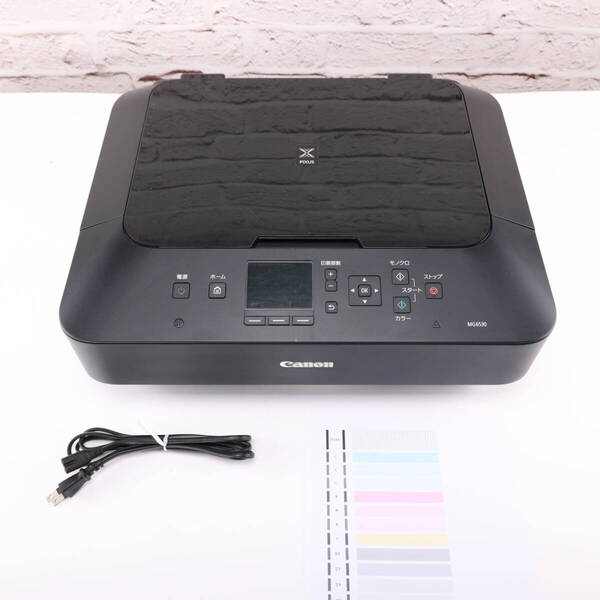 ★☆★領収書可★良品★Canon PIXUS MG6530 100枚以下 正常動作品 1556☆★