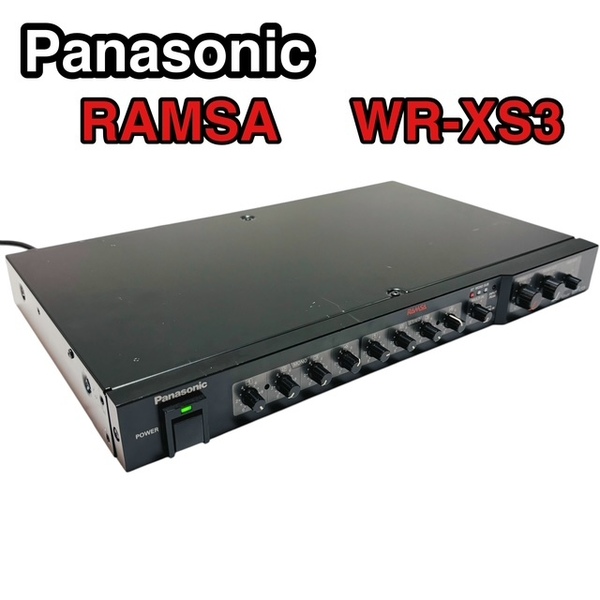 【良品】Panasonic パナソニック オーディオミキサー WR-XS3 RAMSA ラムサ コンパクト ミキサー 音響機器 安心の送料無料価★