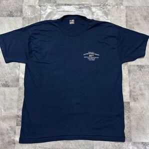90s フルーツオブザルーム Tシャツ シングルステッチ ネイビー XL