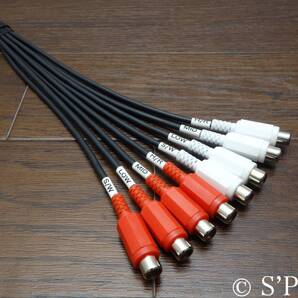 カロッツェリア DEH-P01用 BELDEN1503A 高音質 RCA出力コード25cm