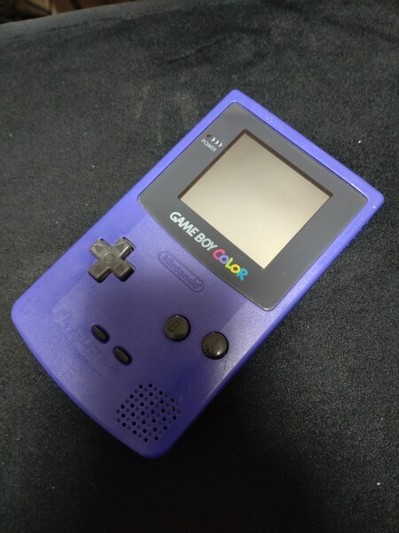 ゲームボーイカラー GBC COLOR パープル GAMEBOY CGB-001 35