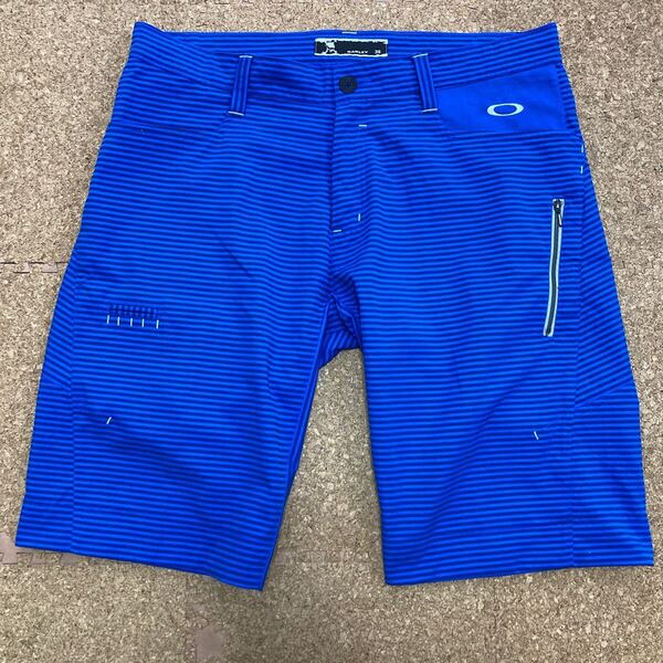オークリー Oakley ハーフパンツ ゴルフパンツ ゴルフウェア サイズ36 メンズ 青 ゴルフgolf GOLF ショートパンツ OAKLEY