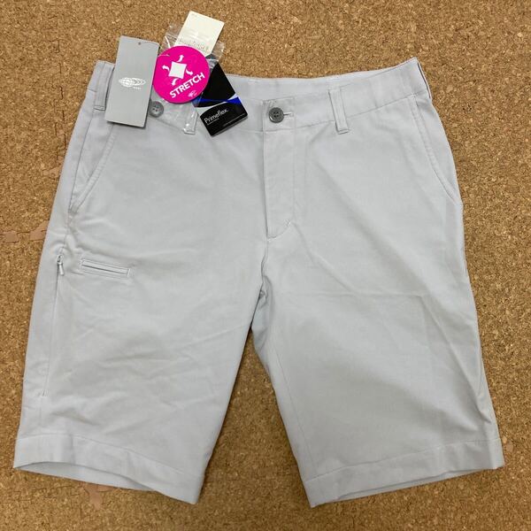【未使用】ビームス BEAMS GOLF ハーフパンツ ゴルフパンツ ゴルフウェア Sサイズ メンズ グレー ゴルフgolf GOLFストレッチ 春夏 吸汗速乾