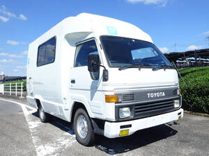Hiace кемпер кто раньше, тот побеждает капот грузовик . офисная работа для основа . дизель U-LH80 модифицировано