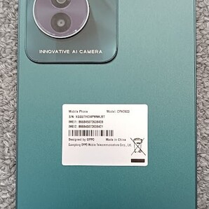 美品■OPPO Reno11 A CPH2603 ダークグリーン 128GB スマートフォン■