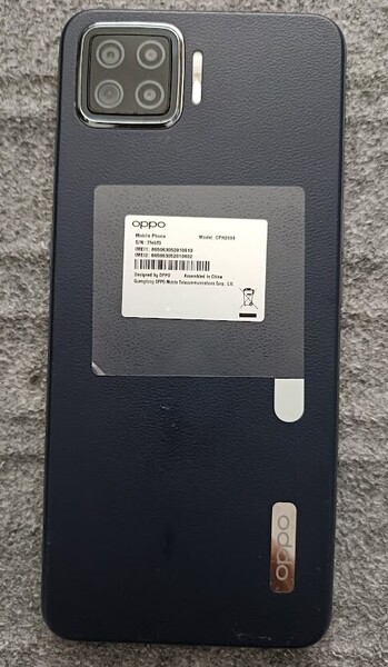 ■OPPO A73 ネイビー SIMフリー 美品&未使用ケース・新品バッテリー付き■