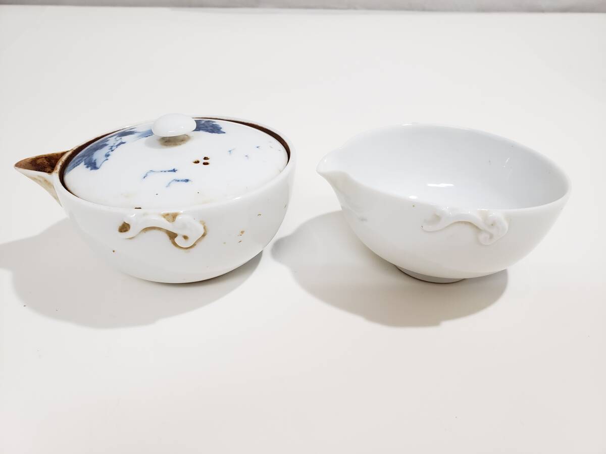 出石焼 煎茶器 宝瓶 湯冷 碗 共箱(メ1537) Yahoo!オークション -「出石焼 煎茶」の落札相場・落札価格