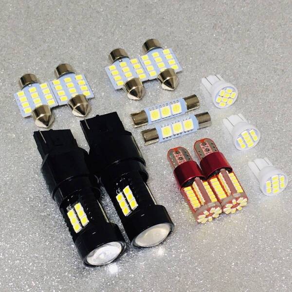 レヴォーグ VM系 超爆光 T10 LED 室内灯 バックランプ ポジション ナンバー灯 ルームランプセット ホワイト カー用品