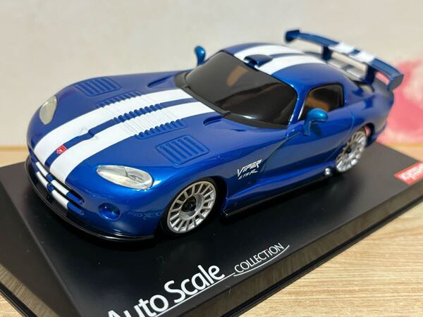 送料無料 京商 ミニッツレーサー ダッヂ バイパー GTS-R ブルー ラジコンボディ KYOSHO MINI-Z RACER DODGE VIPER 当時物 スーパーカー
