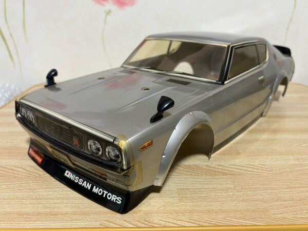 送料無料 1/10 ABCHOBBY 日産 スカイライン 2000 GT-R KPGC110 ラジコンボディ NISSAN SLYLINE ケンメリ 当時物 旧車