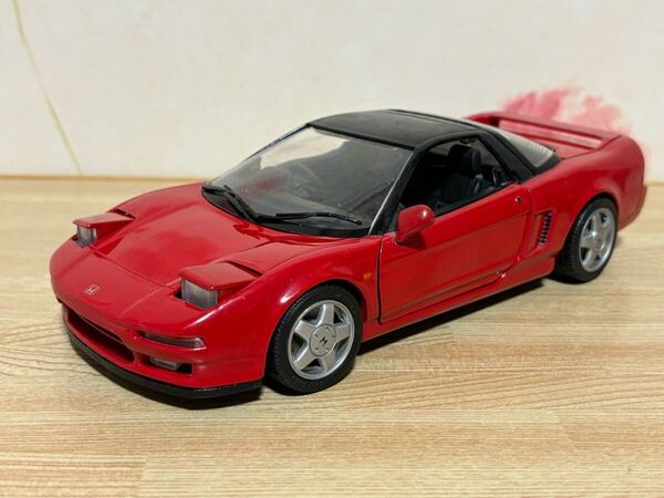 送料無料 1/18 ホンダ NSX レストアやカスタムベースに ジャンク ミニカー KYOSHO HONDA RED レッド 当時物 旧車