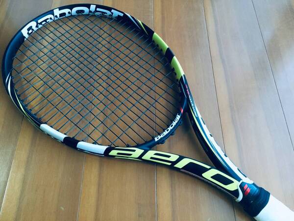 希少 美品 バボラ アエロプロドライブ Babolat aero pro drive グリップ4