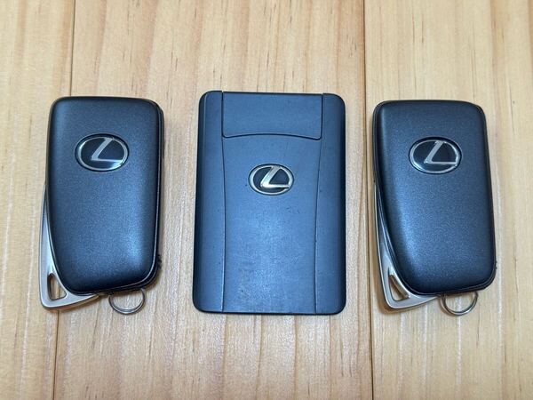 レクサス 純正 スマートキー 3ボタン セット キーレス スペアキー カードキー LEXUS RX300 AGL25 231451-0010 007-AH0003 14CAK
