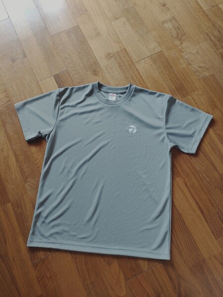 ユナイテッドアスレ メンズ 半袖Tシャツ ドライ オリジナルロゴ グレー M