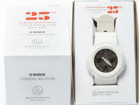 新品デッドストックG-SHOCK UNITED ARROWS B&Y 25周年記念コラボ タフソーラー AWG-M510BY-7AJR