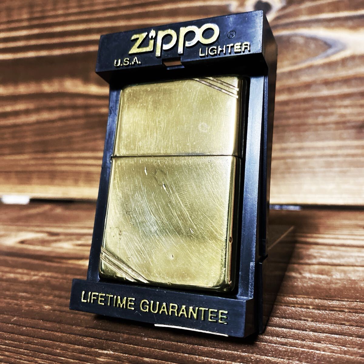 ZIPPO ジッポー オイルライター 未使用品 1989年製 金色