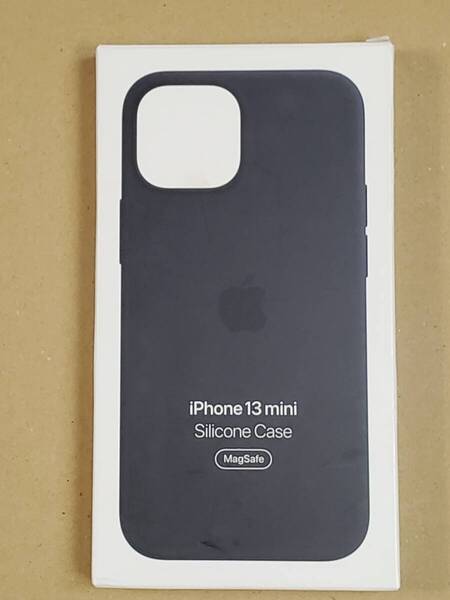 【開封品】アップル 純正品◆MagSafe対応iPhone 13 mini シリコーンケース ミッドナイト Apple Silicone Case Midnight【並行輸入品】