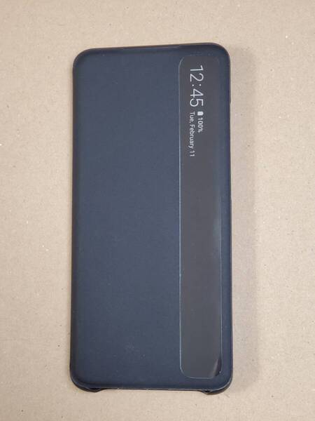 【外箱無し】◆ Galaxy S20 5G Smart Clear View カバー【海外版純正】S-View Flip ブラック Samsung ロゴ オフィシャル【並行輸入品】