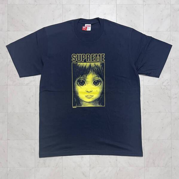 【新品】SUPREME シュプリーム【Margaret Keane Teardrop Tee】24SS マーガレット キーン Tシャツ Mサイズ ネイビー