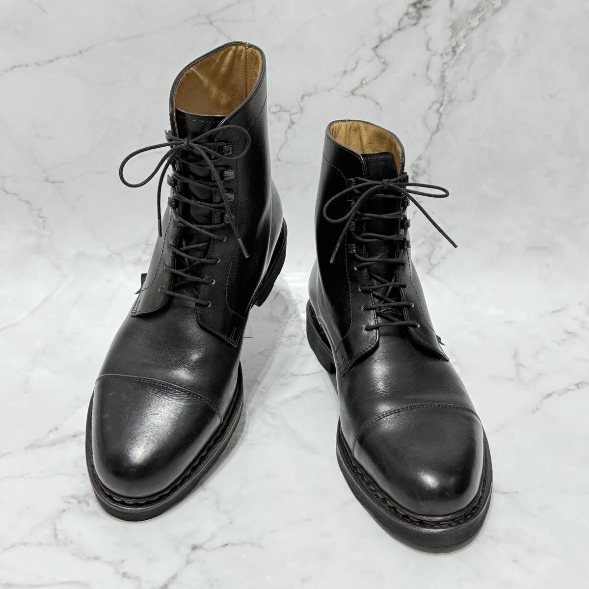 SCYE サイ イタリア製 キャップトゥ ブーツ 黒 lock 8 SCYE サイ イタリア製 キャップトゥ ブーツ 黒 lock 8 超歓迎