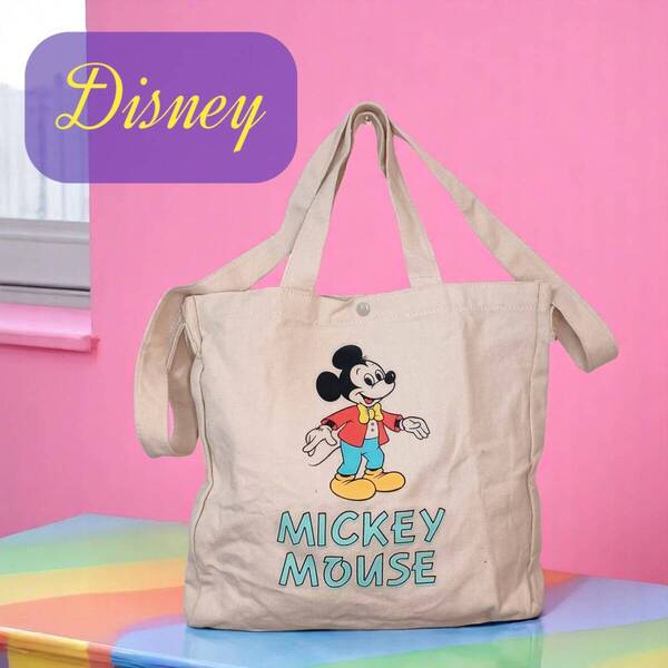ディズニー Disney ミッキーマウス FREAK'S STORE トートバッグ ショルダーバッグ 2way / キャンバス 帆布 ショルダー トート レディース