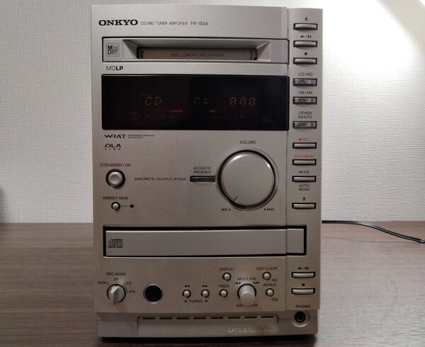 【送料無料】【ジャンク】ONKYO・オンキョー ・MDコンポ /FR-155A ※日本製