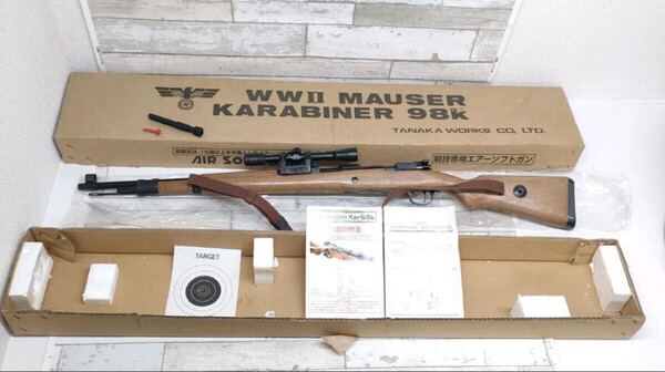 90 タナカ モーゼル kar98k bnz ボルト ライフル ガスガン