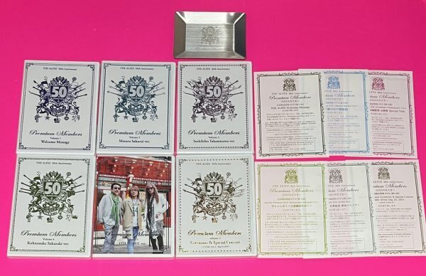【新品未開封】 THE ALFEE DVD 50th Anniversary Premium Members Volume 1~6 全6巻 アルフィー #B338