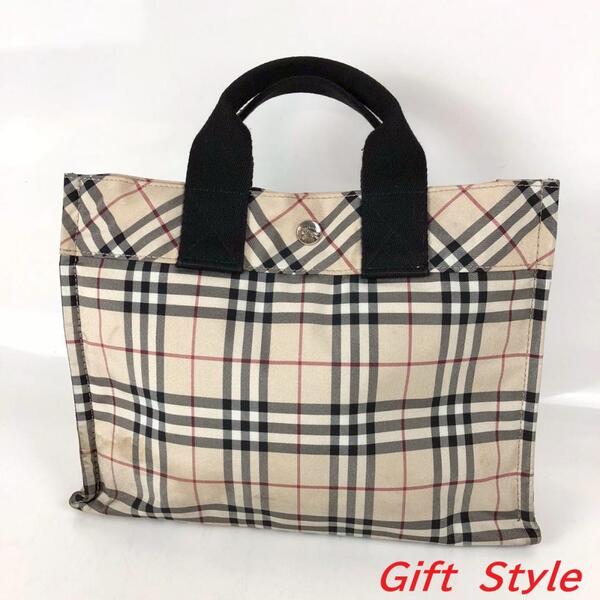 Burberry バーバリー ノバチェック トート ハンドバッグ ブランド
