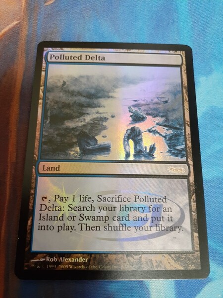 mtg 汚染された三角州 英語 foil ジャッジ プロモ