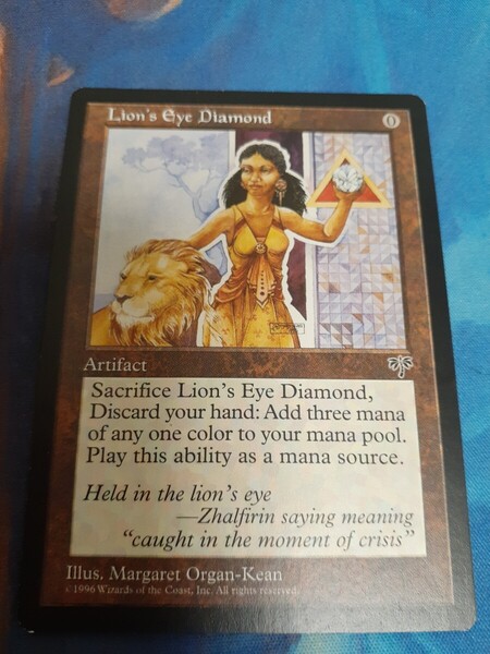 mtg ライオンの瞳のダイアモンド 英語
