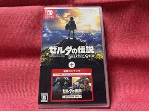 Switch★ゼルダの伝説 ブレス オブ ザ ワイルド + エキスパンション・パス★良品・中古品・即決有