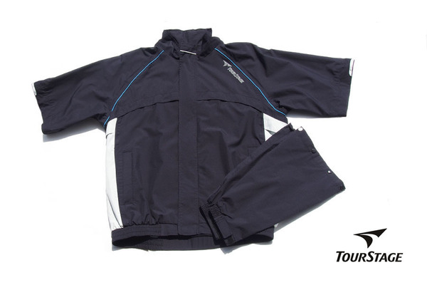送料無料★【中古】ブリヂストン ゴルフ|Bridgestone Golf|TOUR STAGE|ツアーステージ|2WAYウィンドブレーカー|ゴルフウェア|M