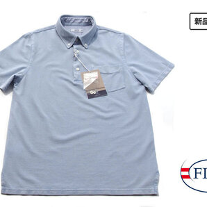 送料無料★新品|未使用|フライスリー|FLY3|ボタンダウン半袖ポロシャツ|XS|ライトブルー